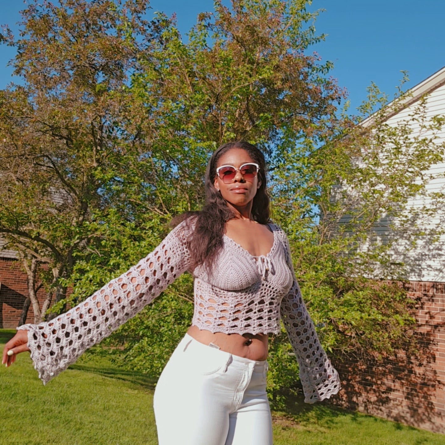 Natija long sleeve top