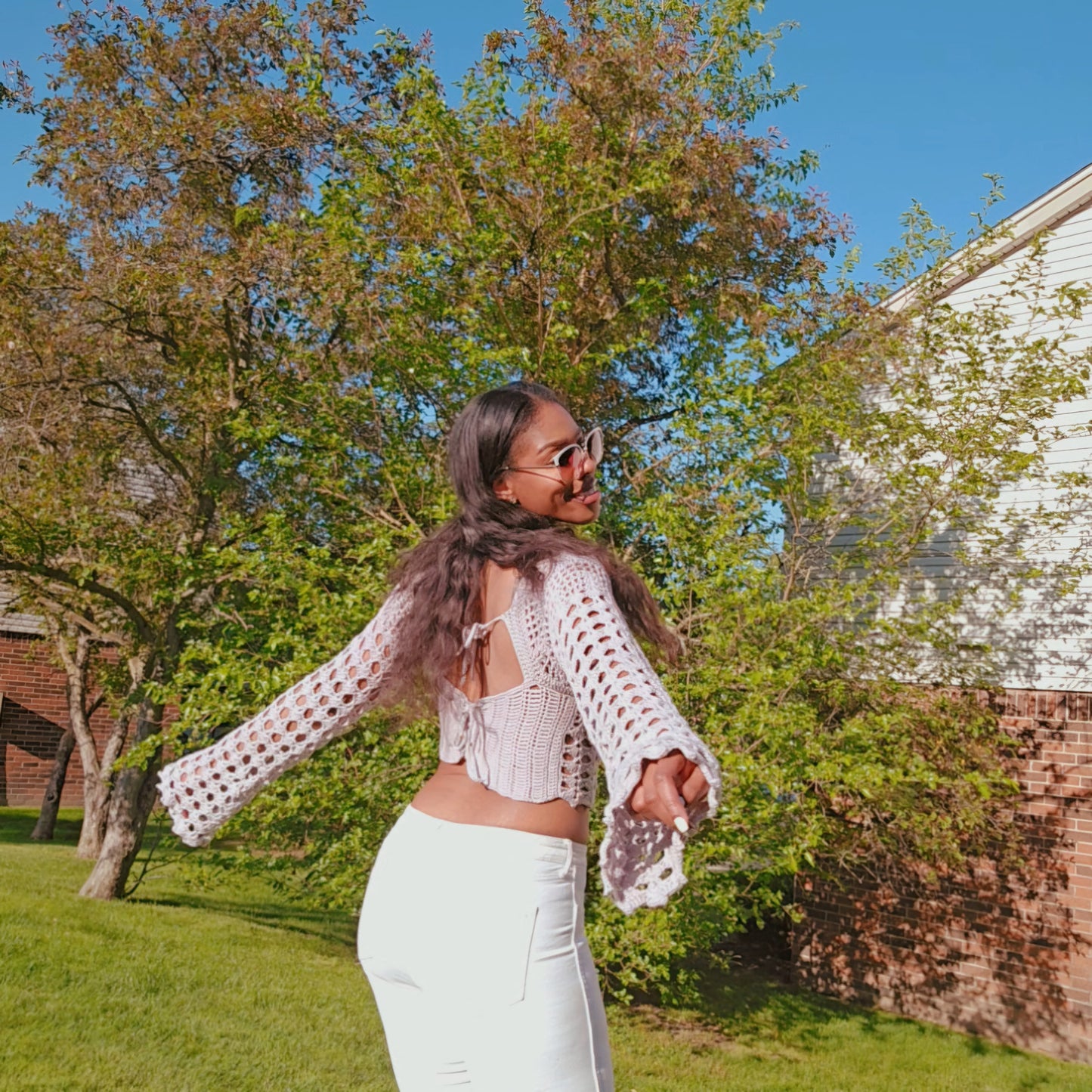 Natija long sleeve top